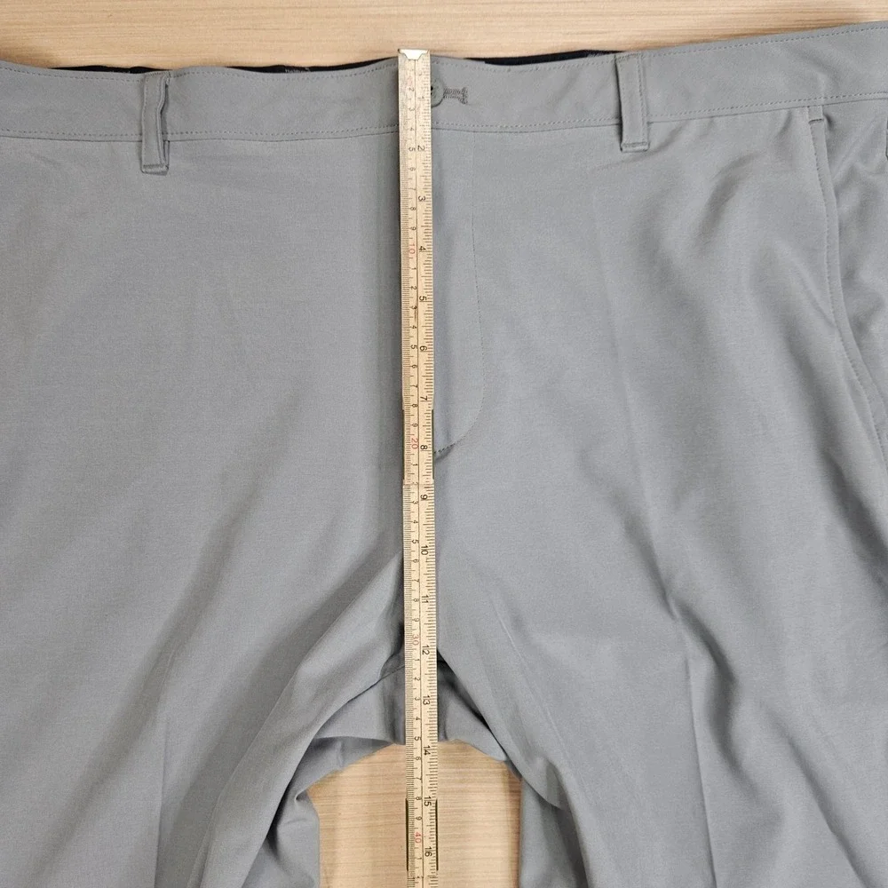 Lot of 2 IZOD Golf Pants Men 40x32 Black Performance Flat Front Stretch Trousers